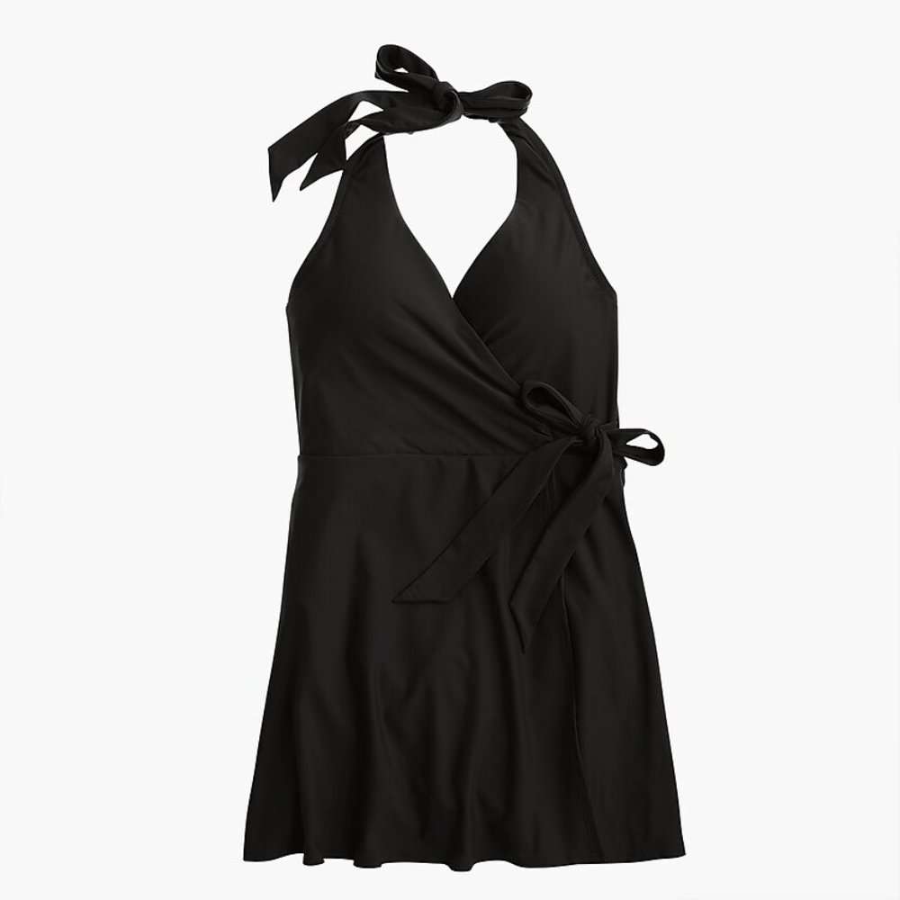 J Crew Halter Wrap Swimsuit,--Brand New With Tags!
